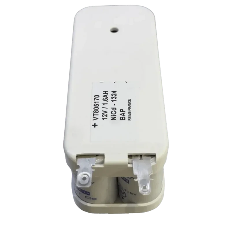Batterie NiCd 12V 1.6Ah BAES 805170D – Accu Éclairage de Secours Sous Coque avec Fixation