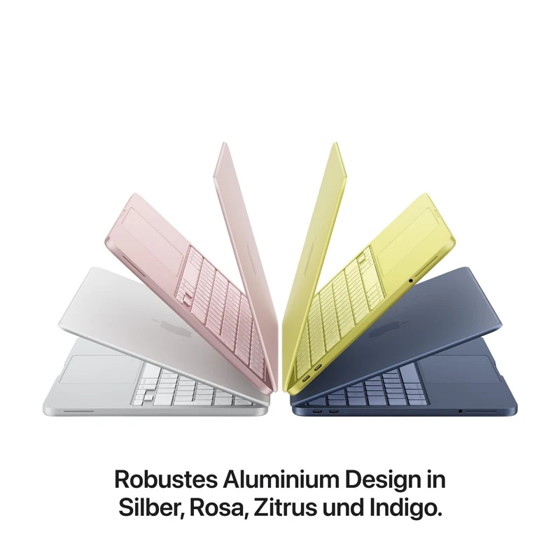 MacBook Neo 13 Zoll mit A18 Pro chip, 6-core CPU und 5-core GPU, 8GB, 512GB SSD, Touch ID, Citrus