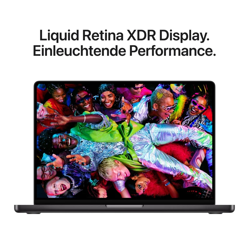 MacBook Pro 14 Zoll mit M5 Pro chip, 15-core CPU und 16-core GPU, 24GB, 2TB SSD, Space Schwarz