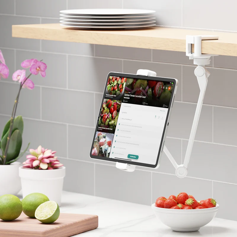 Twelve South HoverBar Duo, justierbare Halterung für iPad & iPhone (weiß)