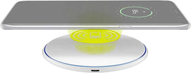 Goobay Kabelloses Schnellladegerät 10 W - geeignet für Smartphones und Geräte mit Qi-Standard