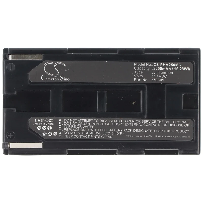 AccuCell Akku für Phase One P25 , RIEGL FG21P, FG21-P, 70301, Li-Ion 7,4V, typ. 2200mAh