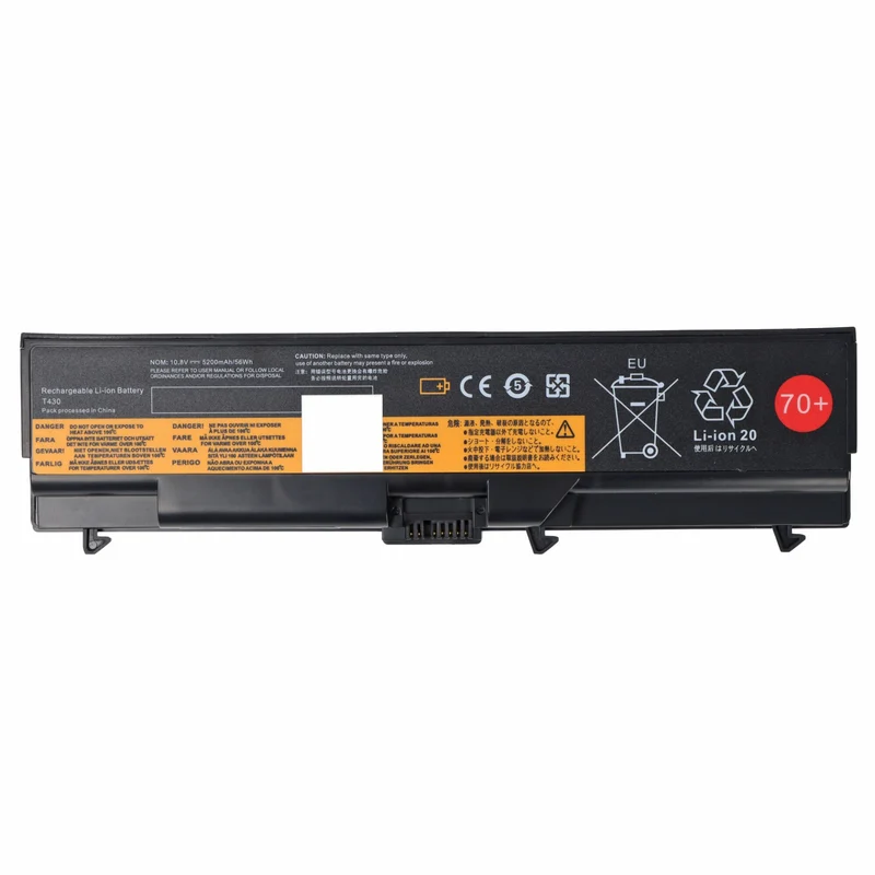 AccuCell Akku für Lenovo ThinkPad T430, T530, L430, L530, Typ 45N1105, 10,8V, 5200mAh