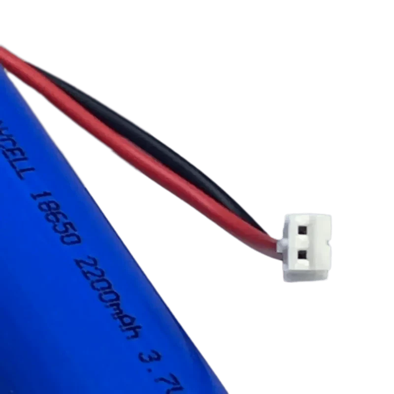 Batterie 18650 JST 3.7V 2200mAh avec BMS intégré