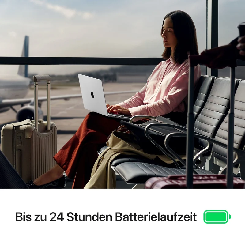 MacBook Pro 14 Zoll mit M5 Chip mit 10-Core CPU und 10-Core GPU, 24GB, 1TB SSD, Silber