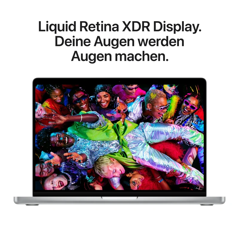 MacBook Pro 14 Zoll mit M5 Chip mit 10-Core CPU und 10-Core GPU, 24GB, 1TB SSD, Silber