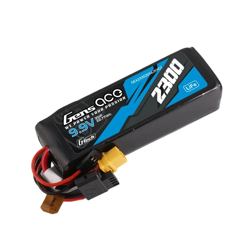 Gens ace Mini G-Tech 2300mAh 9,9V 3S 20C Li-Fe-Akku mit XT60 für Empfänger