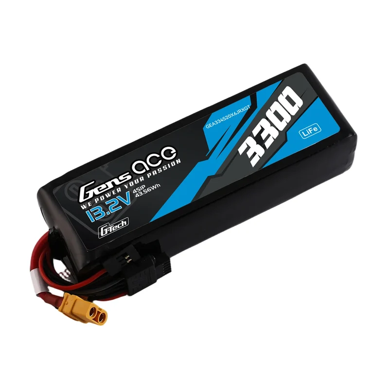 Gens Ace Mini G-Tech 3300mAh 13,2V 4S 20C Li-Fe-Akku mit XT60 für Empfänger