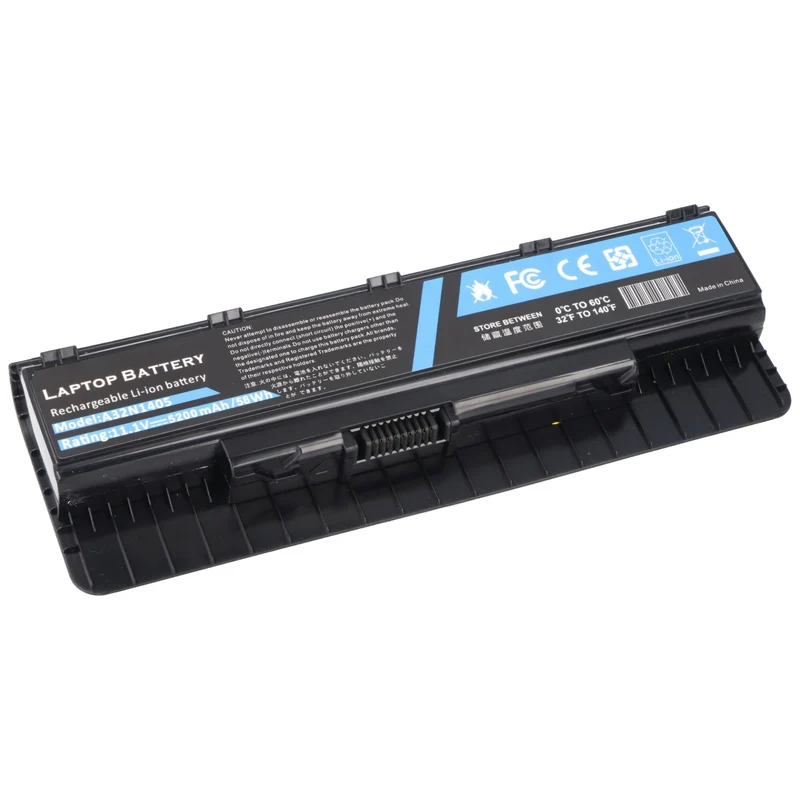 AccuCell Akku passend für ASUS G551, G771, Li-Ion, 11,1V, 5200mAh, 57,7Wh, black