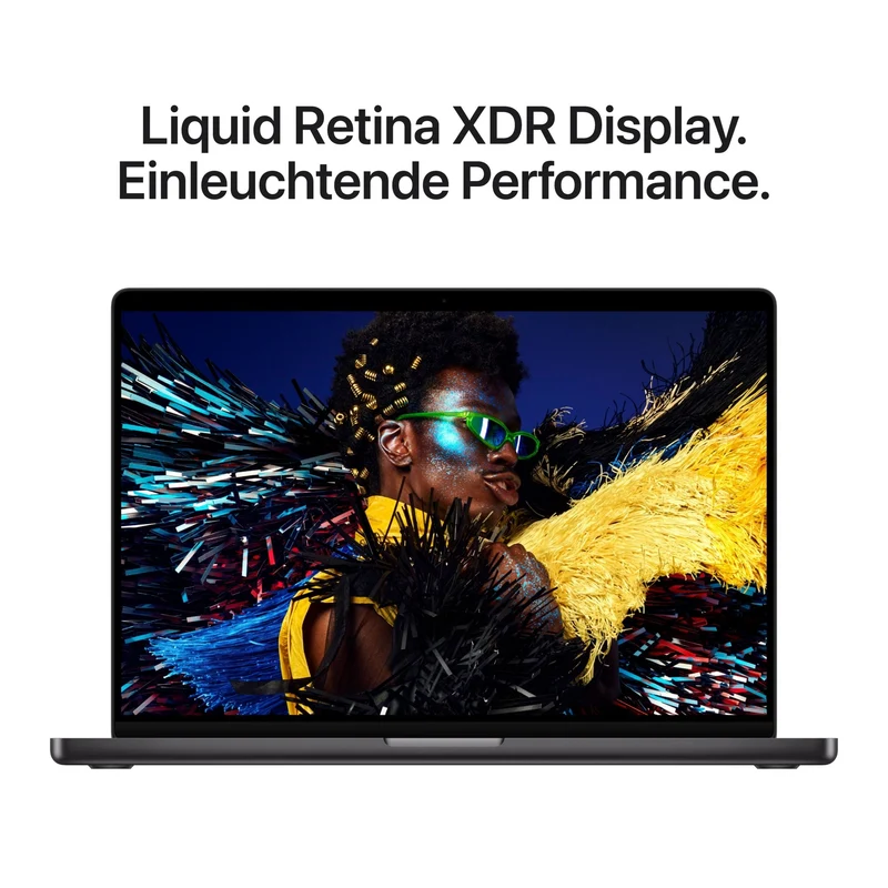 MacBook Pro 16 Zoll mit M5 Pro chip, 18-core CPU und 20-core GPU, 48GB, 1TB SSD, Space Schwarz