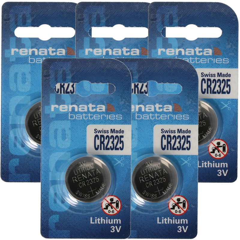 Renata CR2325 Lithium Batterie IEC CR2325 5er Set
