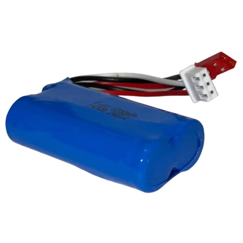 Accumulateur rechargeable 7,4V 1200mAh 2x14500 AA avec connecteurs SM/JST
