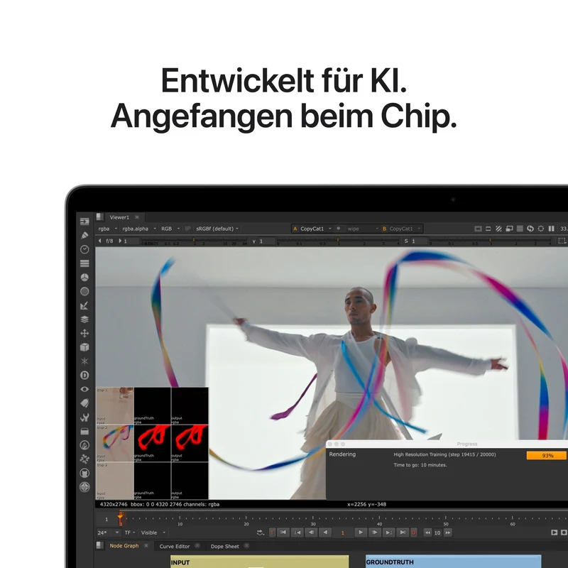 MacBook Pro 16 Zoll mit M5 Pro chip, 18-core CPU und 20-core GPU, 48GB, 1TB SSD, Silber