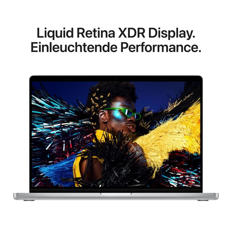 MacBook Pro 16 Zoll mit M5 Pro chip, 18-core CPU und 20-core GPU, 24GB, 1TB SSD, Silber