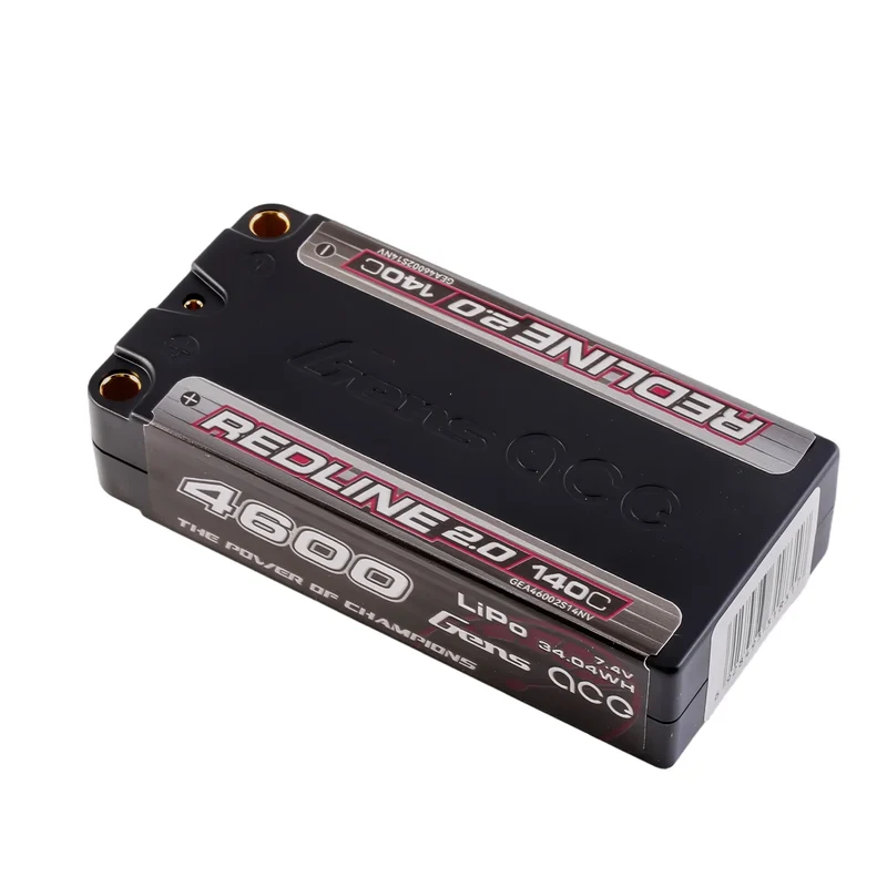 Gens ace Redline 2.0 4600mAh 2S 140C Shorty Lipo Akku