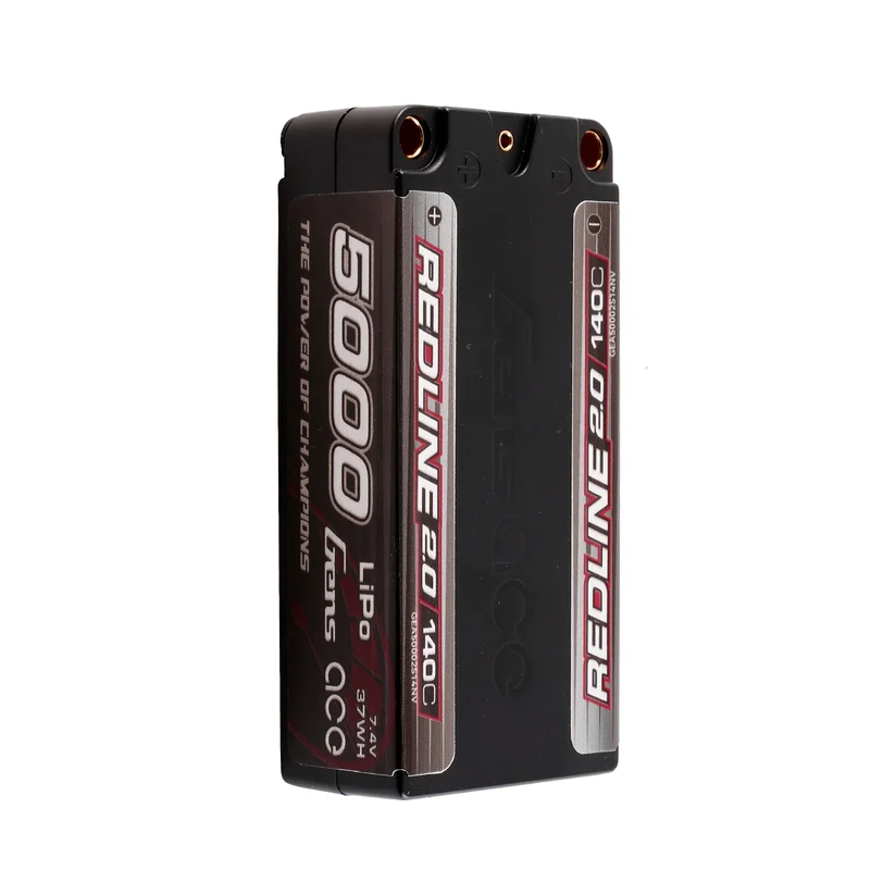 Gens ace Redline 2.0 5000mAh 2S 140C Shorty Lipo-Akku mit 5,0mm Bullet-Stecker