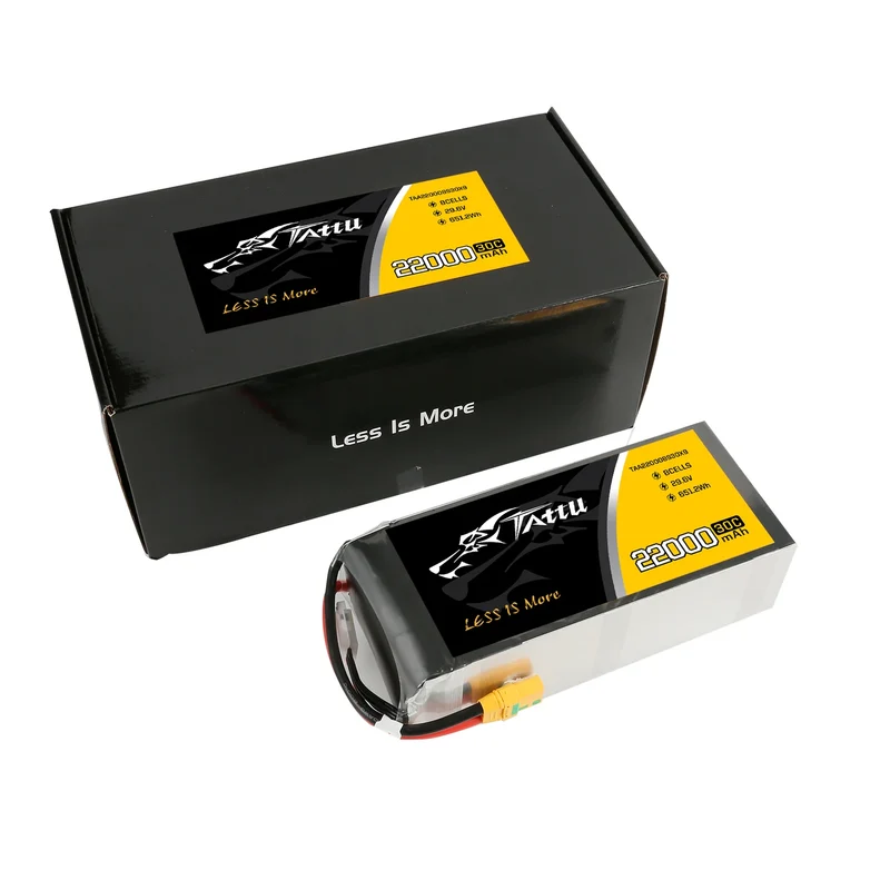 Tattu 22000mAh 29,6V 8S1P 30C 651,2Wh LiPo-Akku mit XT90-S