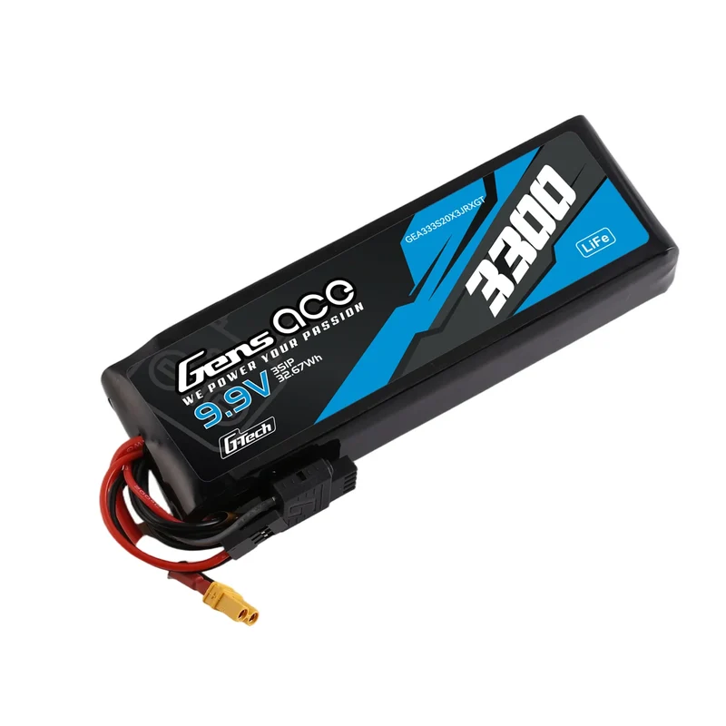 Gens ace Mini G-Tech 3300mAh 9,9V 3S 20C Li-Fe-Akku mit XT30 für Empfänger
