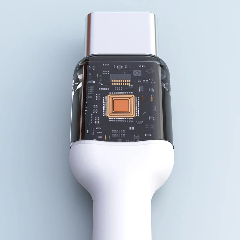 Dudao Premium USB-C auf USB-C 2m Kabel 240W USB 2.0 - Weiß