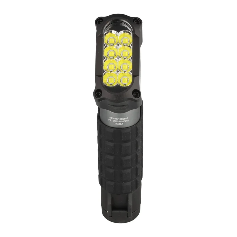NEBO PARADIGM 7500, Taschenlampe, 7500 Lumen, Leuchtweite 237 Meter, 4000mAh Lithium-Ionen, 7,4 Volt, Schwarz