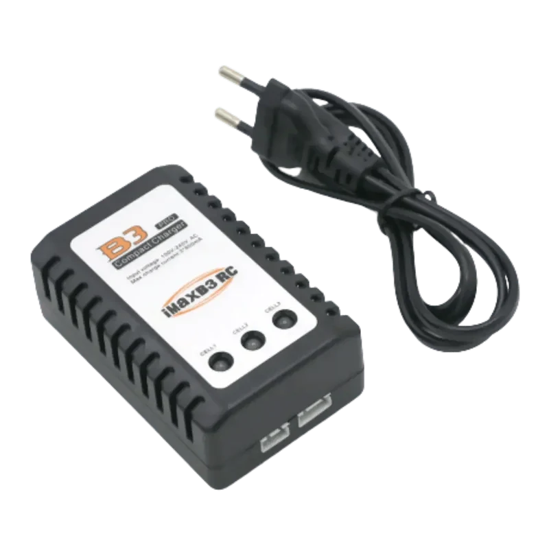 Chargeur de batterie Li-Po 7.4V, 11.1V 2S, 3S pour Imax, Fuchsia, AEG, Airsoft