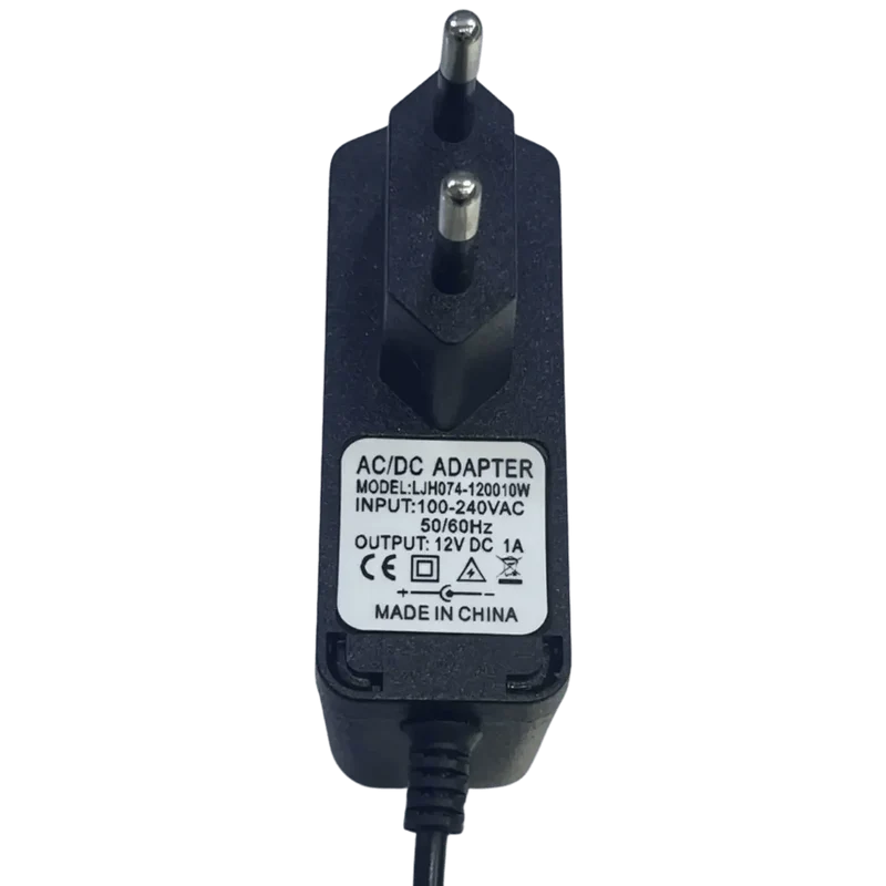 Adaptateur mural AC/DC 220V 12V 1A Polarité inversée