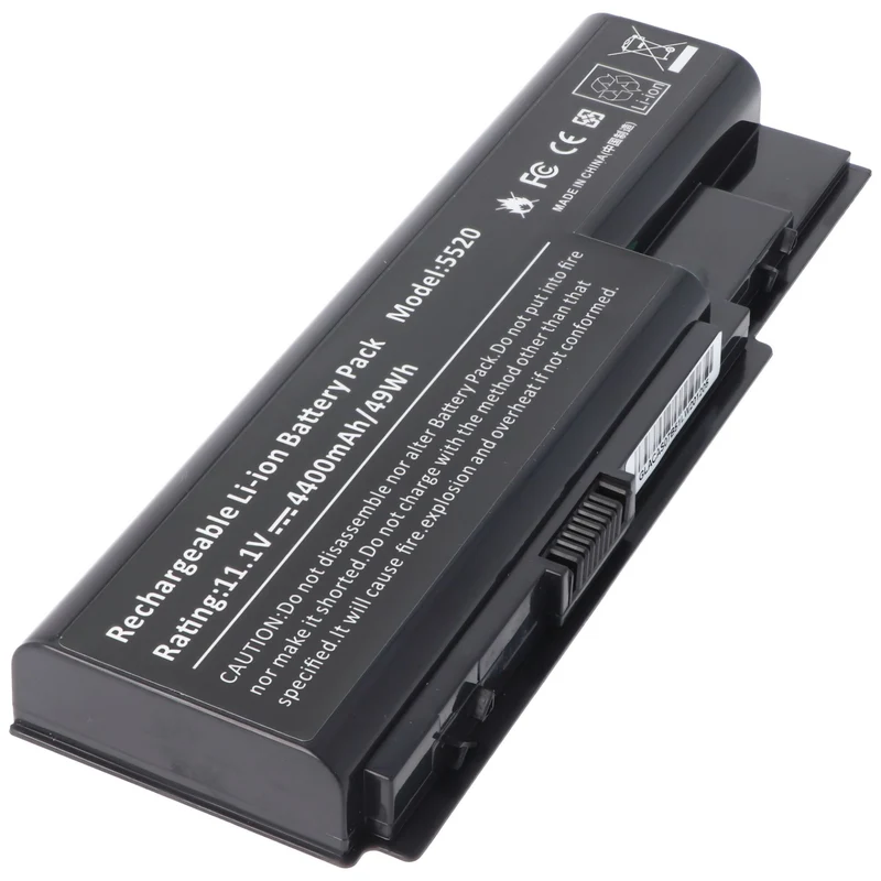 AccuCell Akku passend für ACER Aspire 5310 series, 6530 series, Li-Ion, 11,1V, 4400mAh, 48,8Wh, black