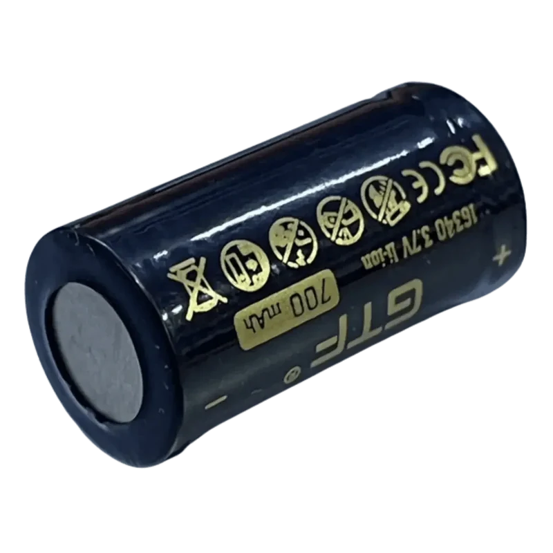 Batterie 16340 700 mAh rechargeable Li-ion – GTF RCR123A
