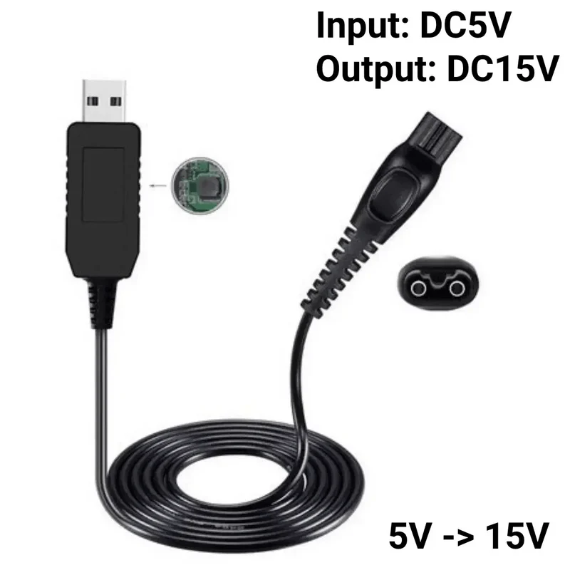 Câble USB HQ8505 15V pour rasoir Philips OneBlade