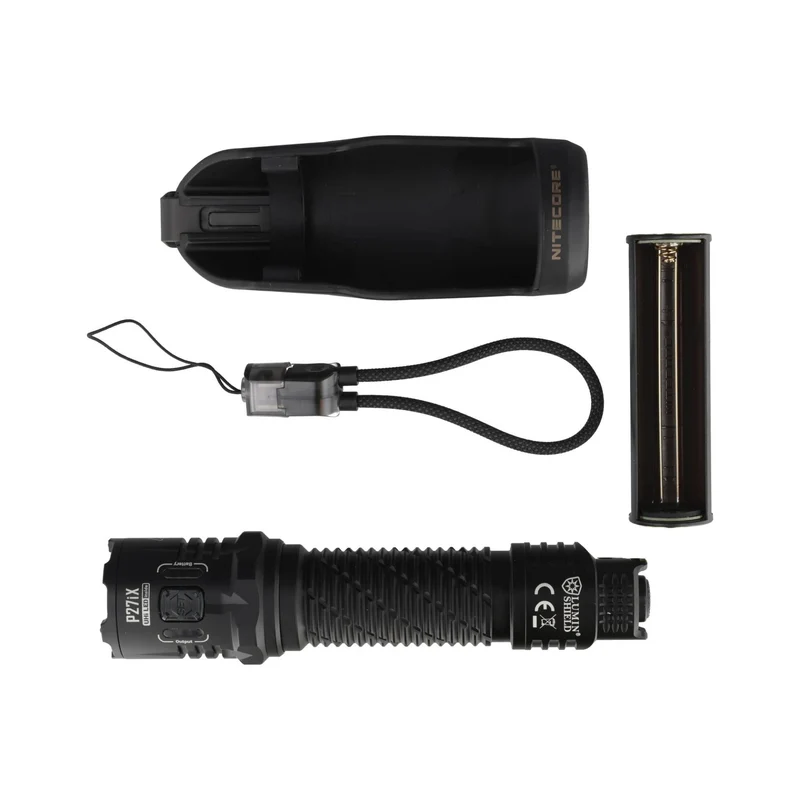 Nitecore P27iX taktische LED-Taschenlampe, max. 5000 Lumen, 4 personalisierbare Einstellungen, wiederaufladbar per USB-C