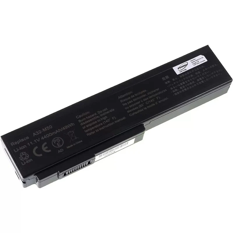 AccuCell Akku für Asus M50 Serie / Typ A32-M50 Standardakku - 11,1V - 4400 mAh