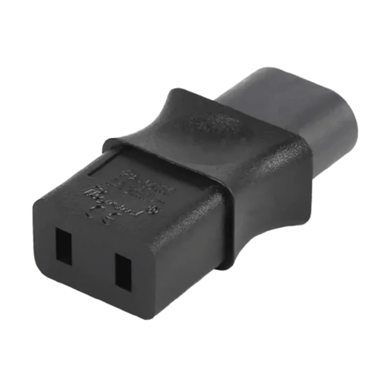 Adaptateur IEC 320 C8 mâle vers IEC320 C9 femelle, 2 broches
