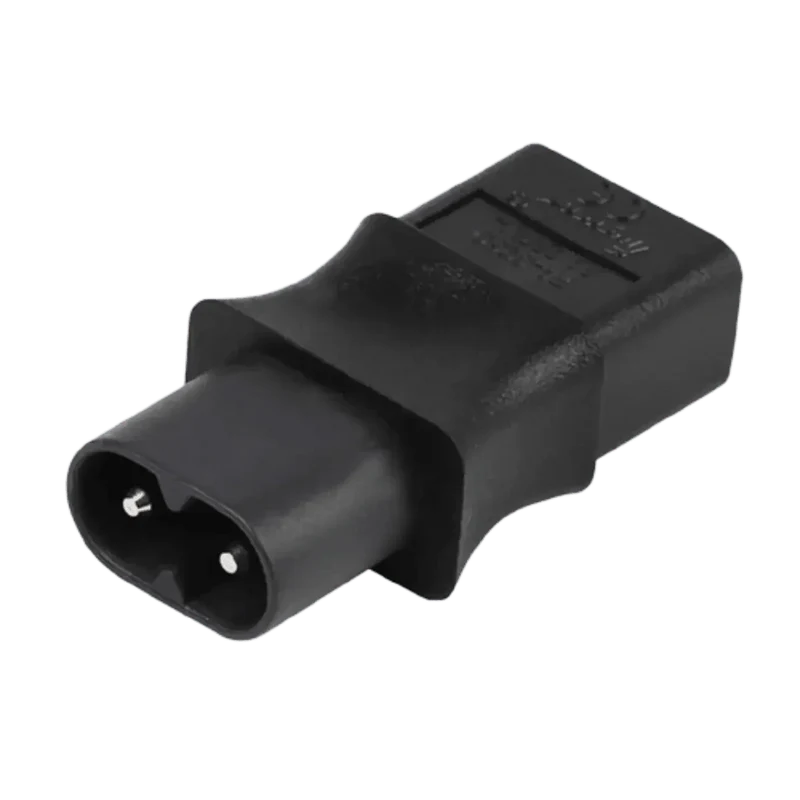 Adaptateur IEC 320 C8 mâle vers IEC320 C9 femelle, 2 broches