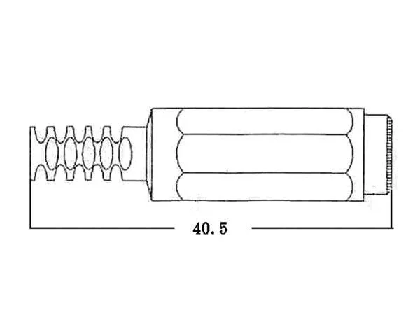 Fiche de connexion d’alimentation DC à souder 5.5 x 2.1 mm