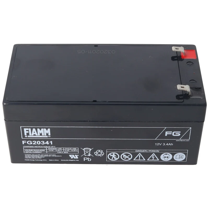 Fiamm FG20341 Akku, ehemals FG20301 Akku 12 Volt 3400mAh Blei PB Akku