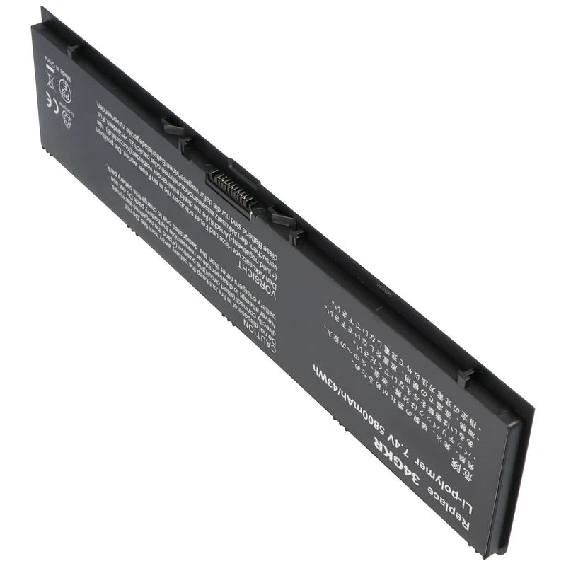 AccuCell Akku passend für Dell Latitude E7440, Latitude 14 7000 Series, 7,4 Volt 6000mAh