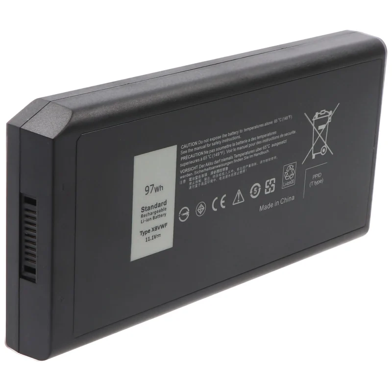 AccuCell Akku passend für Dell Latitude 5404, 7404, Li-ion, 11,1V, 8740mAh, 97Wh