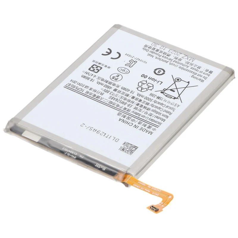AccuCell Akku passend für Samsung Galaxy A23 5G, SM-A236B, Li-Polymer, 3,8V, 5000mAh, 19,0Wh, ohne Werkzeug