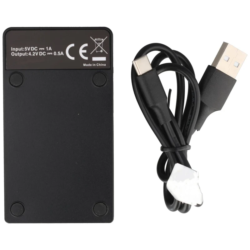 AccuCell USB Ladegerät kompatibel für Sony NP-BX1 Akku NPBX1.CE, NPBX1, NP BX 1