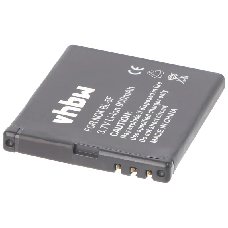 AccuCell Li-Ion-Akku - 900mAh (3.7V) für Handy, Smartphone, Telefon wie Bea-Fon, Nokia BL-5F, BS-18