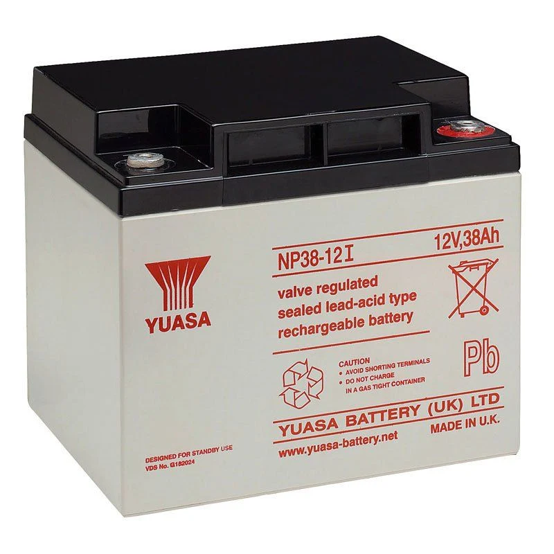 Yuasa NP38-12I Blei-Akku mit M5 Gewinde, 12 Volt, 38Ah