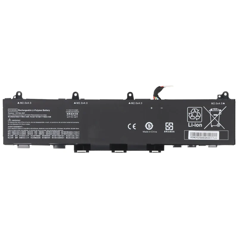AccuCell Akku passend für HP EliteBook 845 G7,HP 850 G8, Li-Polymer, 11,55V, 4580mAh, 53Wh