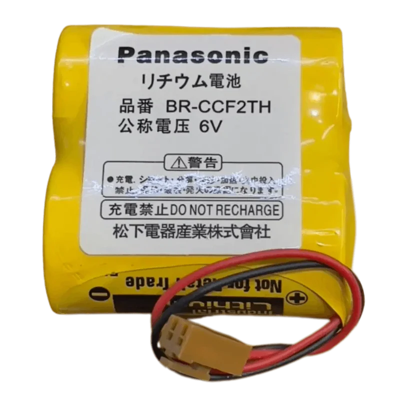 Pile PLC lithium Panasonic BR-CCF2TH 6V 5Ah – Batterie FANUC A98L-0001-0902 / A06B-6073-K001