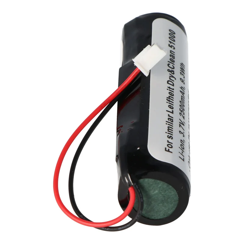 AccuCell Akku passend für Leifheit Dry&Clean 51000, Li-Ion, 3,7V, 2500mAh, 9,3Wh