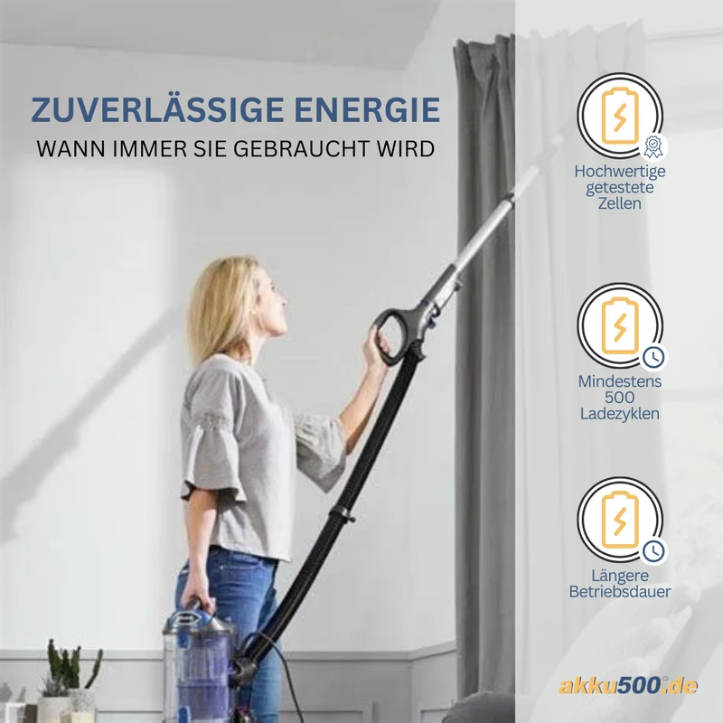 AccuCell Akku für Philips SpeedPro Max, Max Aqua Plus, Max Stick, wie IP822, IBD034GA, 25.2V, 2,6 Ah