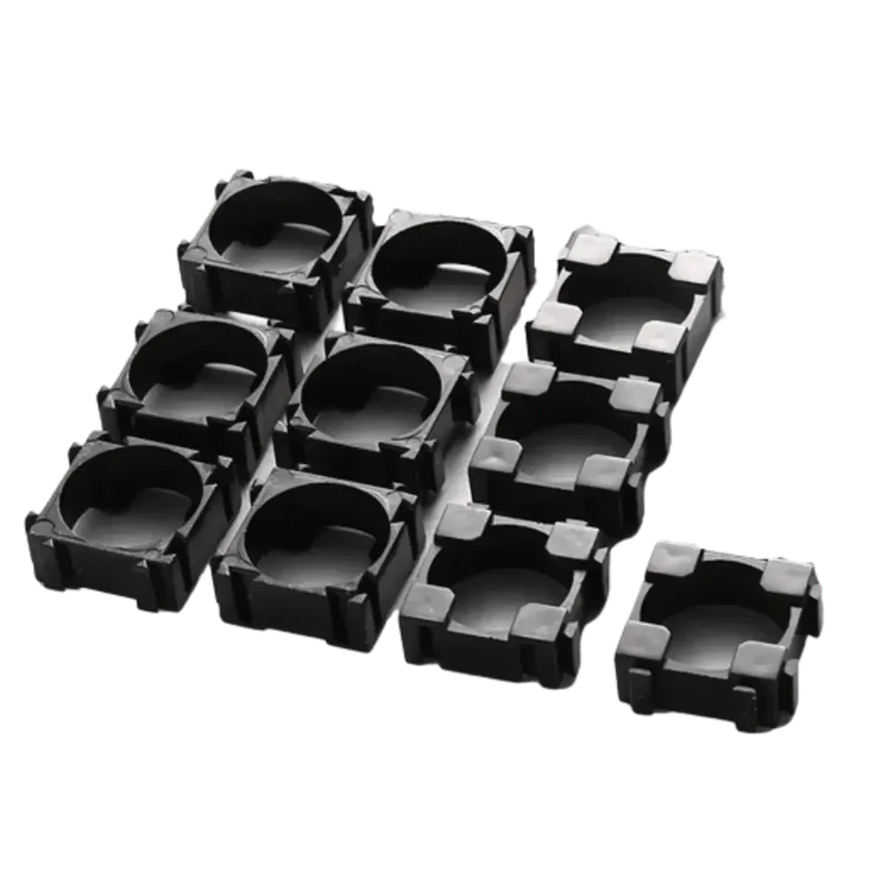 x10 pièces support de rangement anti vibration pour accu 18650