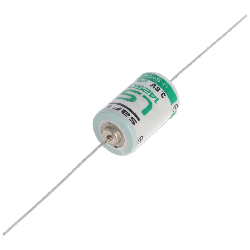 SAFT LS14250CNA Lithium Batterie, Size 1/2 AA mit Lötdraht
