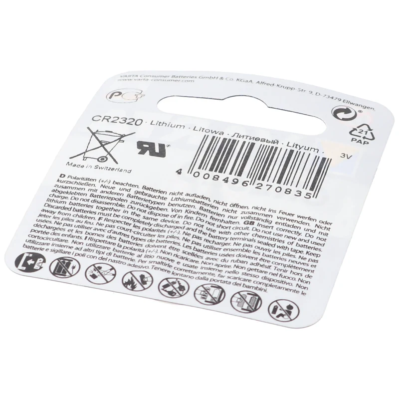 Varta CR2320 Lithium Batterie