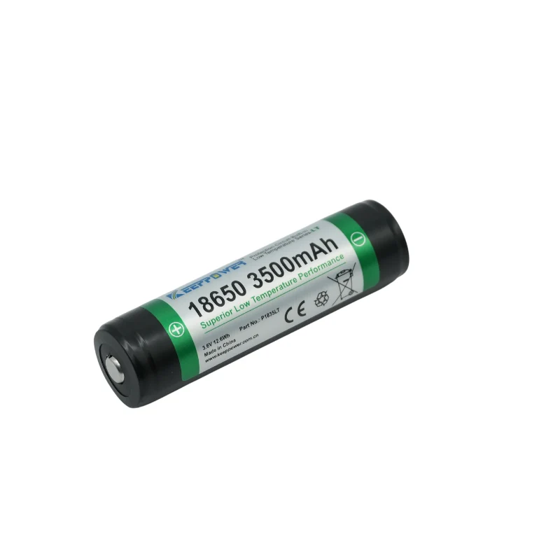 Keeppower 18650 - 3500mAh Low Temperature 3,7V Li-Ion-Akku geschützt P1835LT