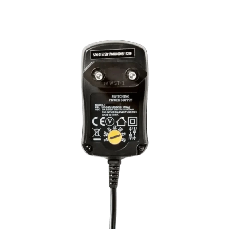 Adaptateur Secteur Universel AC/DC Sortie 3-12V 600mA